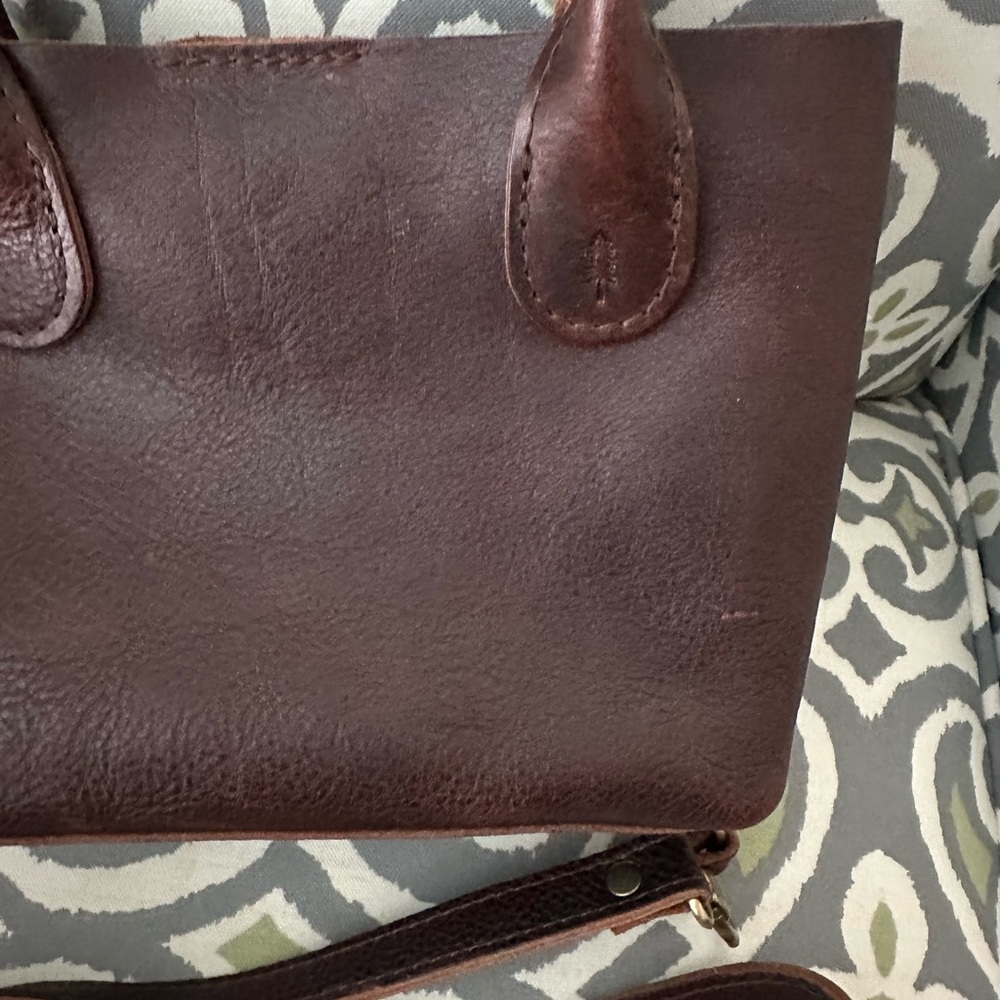 Portland Leather Goods small Raindrop bag in Coldbrew - Picture 4 of 6